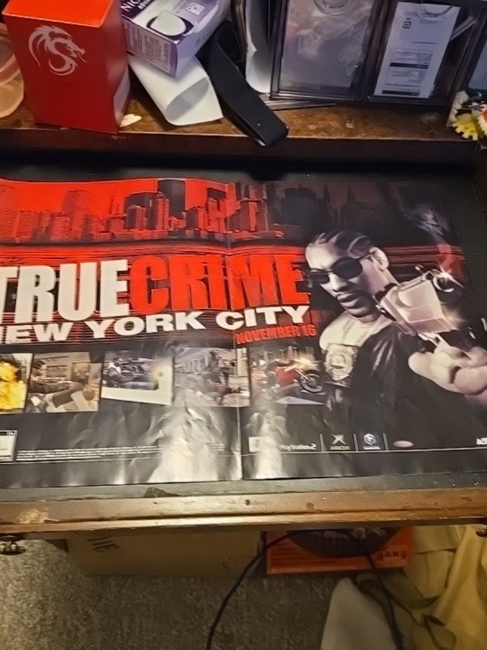 ~*2005 True Crime New York City Activision Video Game Vintage Poster/Print Ad*~
